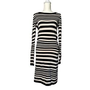 French‎ Connection Striped Sweater Dress, Long Sleeve Bodycon Chic